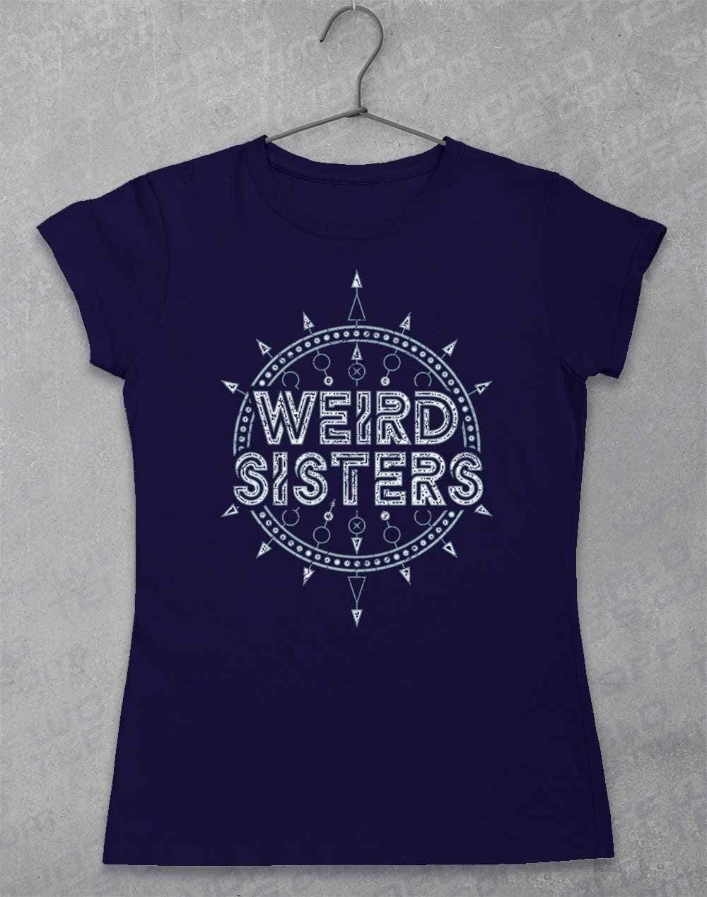 Weird Sisters Band Logo Womens T-Shirt 8-10 / Navy  - Off World Tees