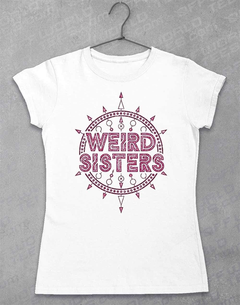 Weird Sisters Band Logo Womens T-Shirt 8-10 / White  - Off World Tees