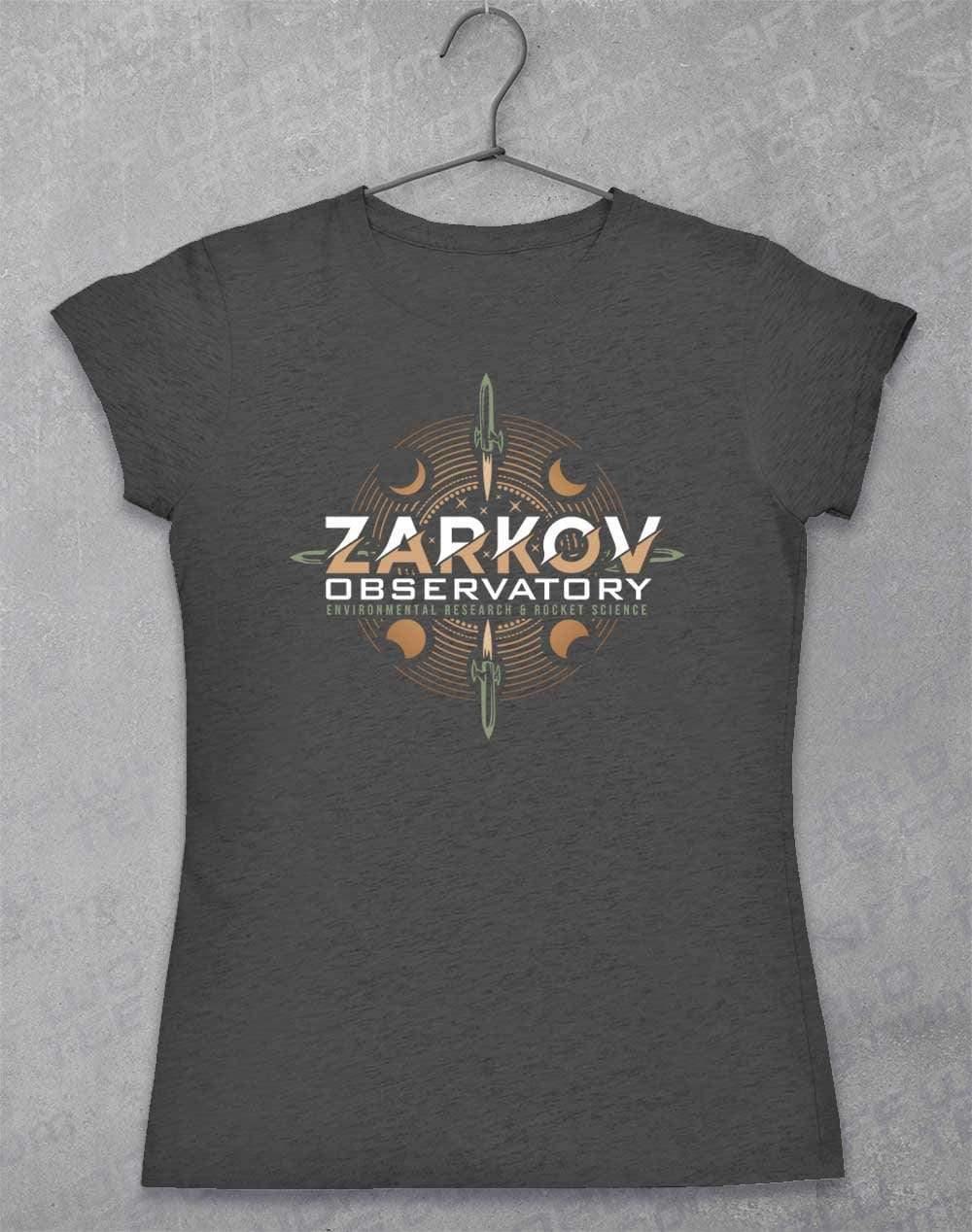 Zarkov Observatory Womens T-Shirt 8-10 / Dark Heather  - Off World Tees