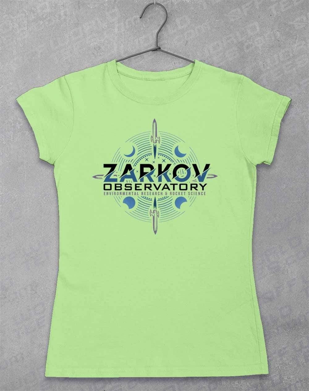 Zarkov Observatory Womens T-Shirt 8-10 / Mint Green  - Off World Tees