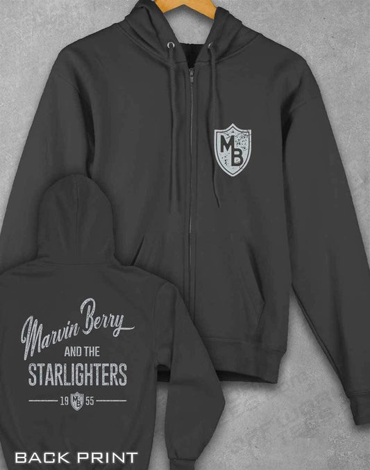 Marvin Berry and the Starlighters Ziphood XS / Charcoal  - Off World Tees