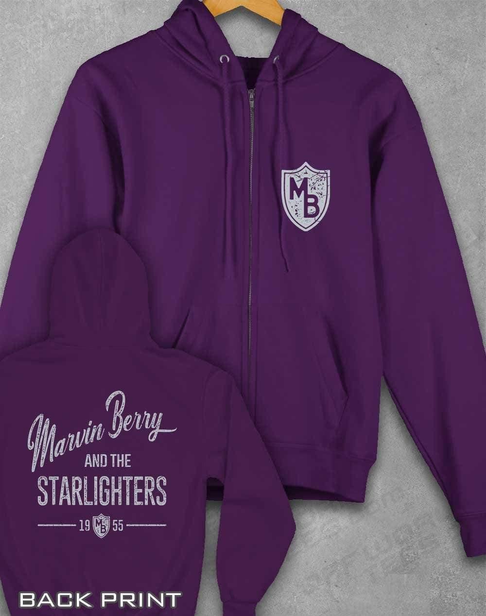 Marvin Berry and the Starlighters Ziphood XS / Purple  - Off World Tees