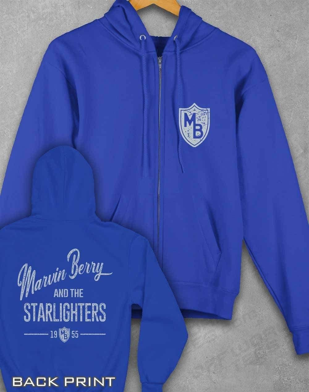 Marvin Berry and the Starlighters Ziphood XS / Royal  - Off World Tees