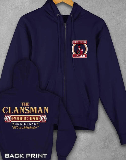 The Clansman Craiglang Ziphood XS / Oxford Navy  - Off World Tees