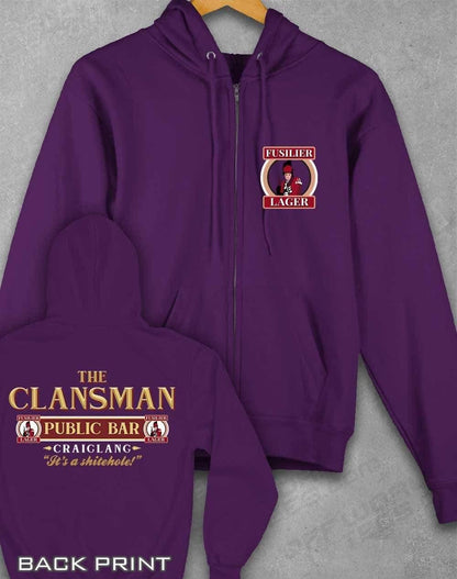 The Clansman Craiglang Ziphood XS / Purple  - Off World Tees