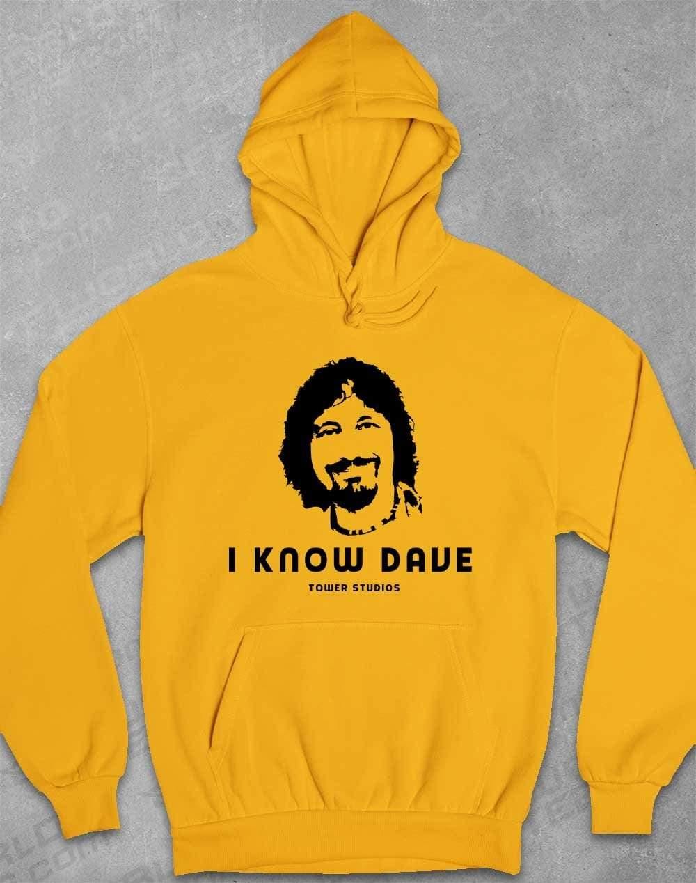Tower Studios I Know Dave Hoodie XS / Gold  - Off World Tees