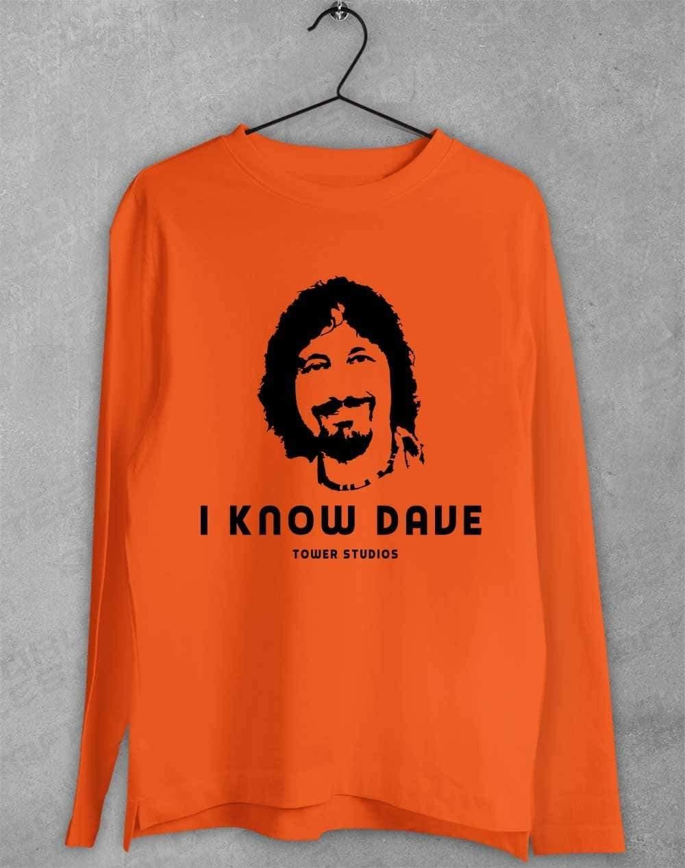 Tower Studios I Know Dave Long Sleeve T-Shirt  - Off World Tees