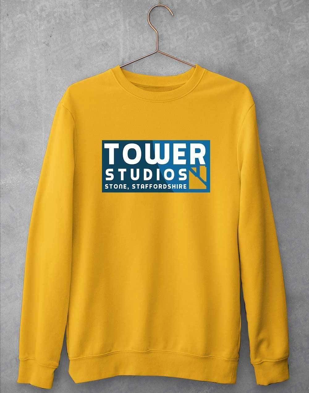 Tower Studios Cut Out Logo Sweatshirt S / Gold  - Off World Tees