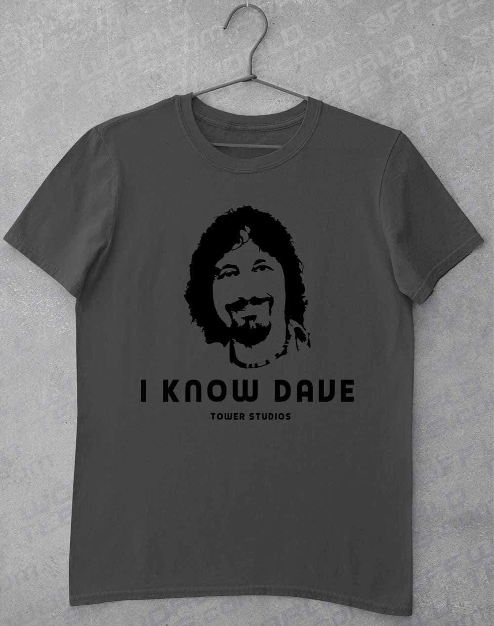 Tower Studios I Know Dave T-Shirt S / Charcoal  - Off World Tees