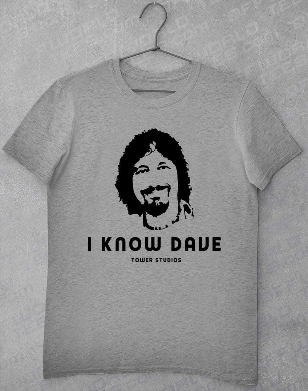 Tower Studios I Know Dave T-Shirt S / Heather Grey  - Off World Tees