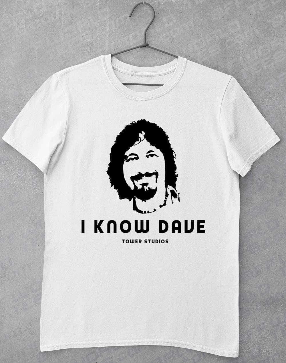 Tower Studios I Know Dave T-Shirt S / White  - Off World Tees