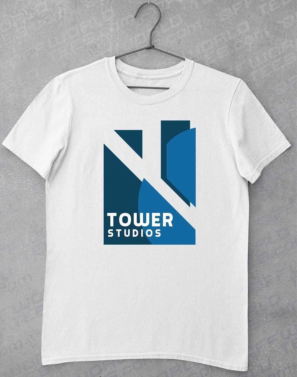 Tower Studios Logo T-Shirt S / White  - Off World Tees